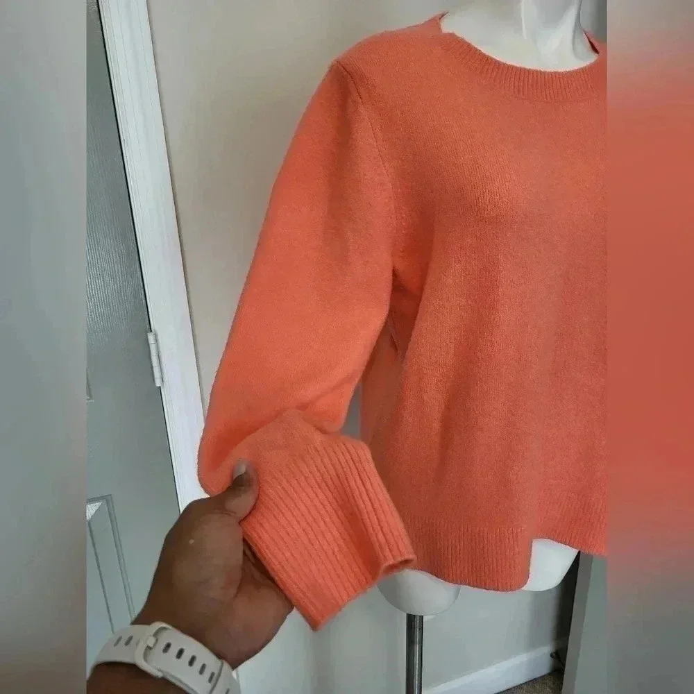 J.Crew Factory Wool Blend Crewneck Extra Soft Sweater(L)